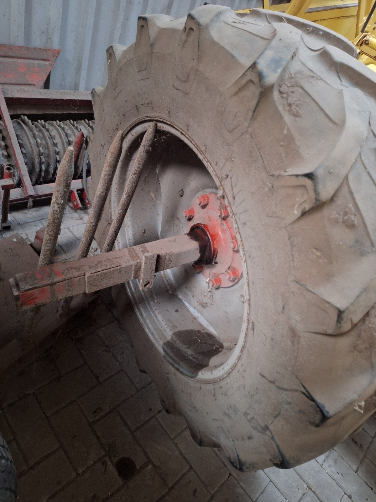 asstomp met wiel, Ophalen, Gebruikt, Transportkar