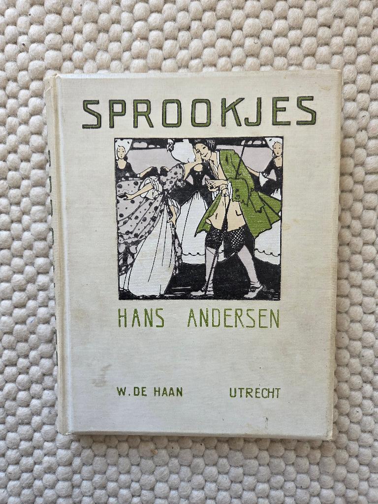 Kinderboek Sprookjes Hans Andersen, 1919 (12 verhaaltjes), Boeken, Kinderboeken | Jeugd | 10 tot 12 jaar, Ophalen of Verzenden