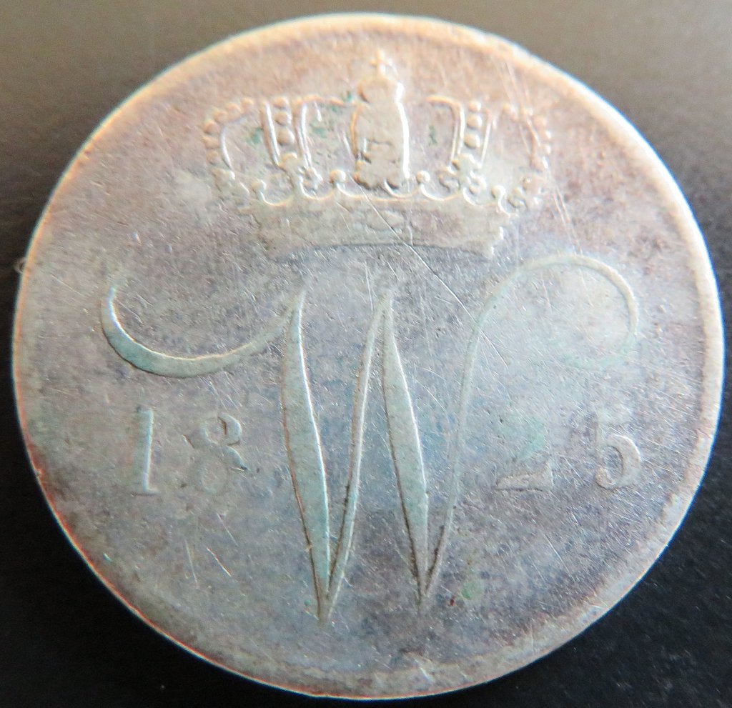 10 Cent 1825B, Verzenden, Zilver, 10 cent, Koning Willem I