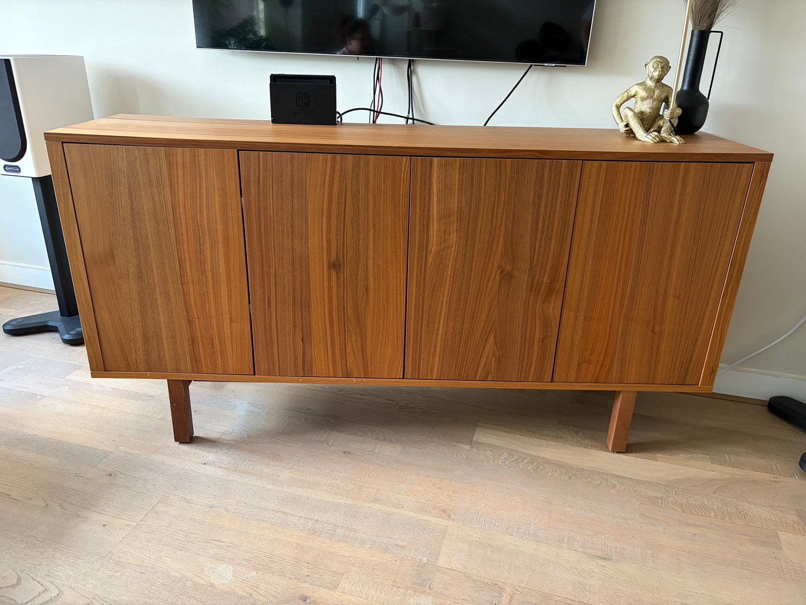 IKEA Stockholm kast – walnootfineer, Ophalen, Gebruikt, 25 tot 50 cm