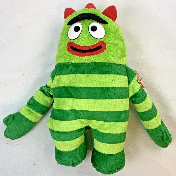 Ty Beanie Baby Brobee Yo Gabba Gabba Groen Gestreept Monster, Fietsen en Brommers, Coolsingel 104, 3011 AG Rotterdam, Netherlands