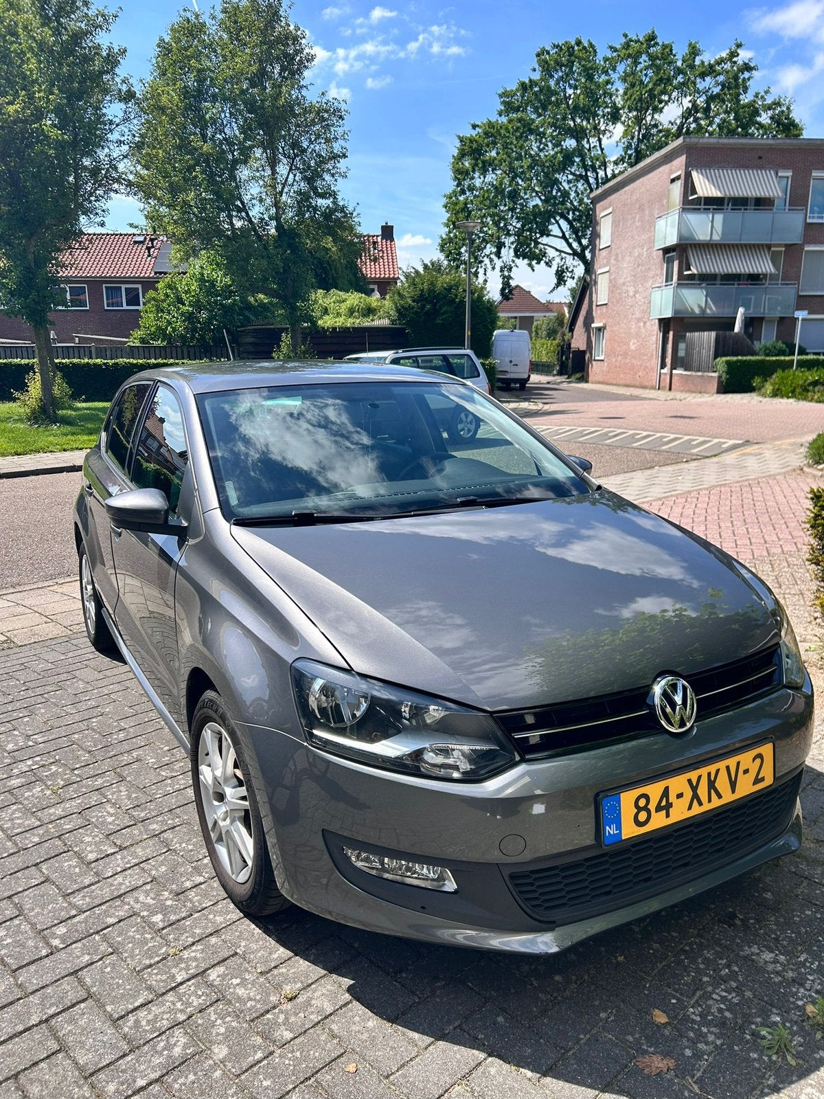 Volkswagen Polo 1.2 TSI 66KW 2012 Grijs, Auto's, Voorwielaandrijving, 40 €/maand, 4 cilinders, Origineel Nederlands