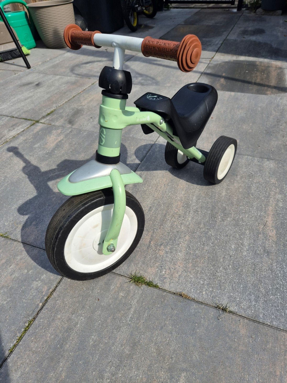 Loop fiets, Ophalen