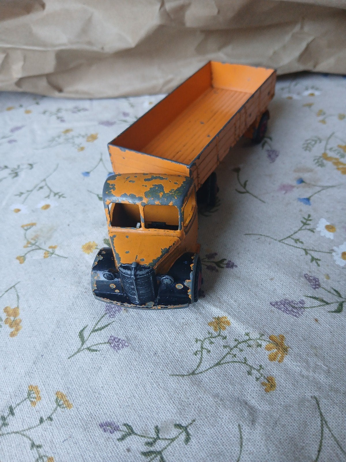 Bedford oplegger.  Dinky toys, Ophalen of Verzenden, Gebruikt, Dinky Toys