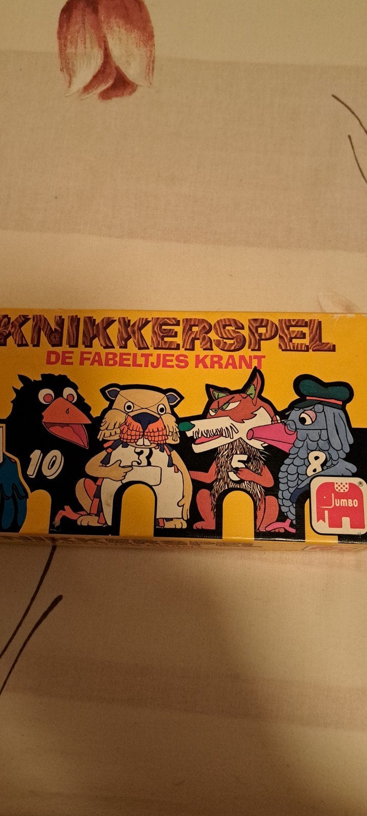 Vintage Knikkerspel De Fabeltjeskrant Jumbo, Ophalen of Verzenden, Gebruikt, Jongen of Meisje