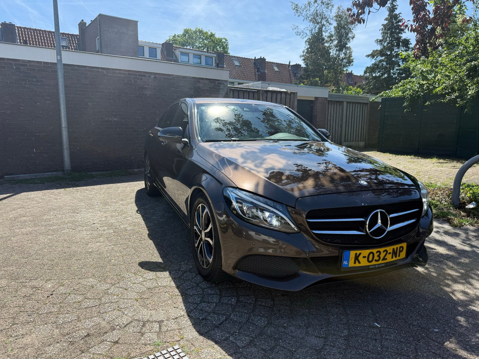 Mercedes-Benz C-Klasse C220 d 170pk 2017 Bruin w205, Achterwielaandrijving, 1800 kg, 4 cilinders, Bruin