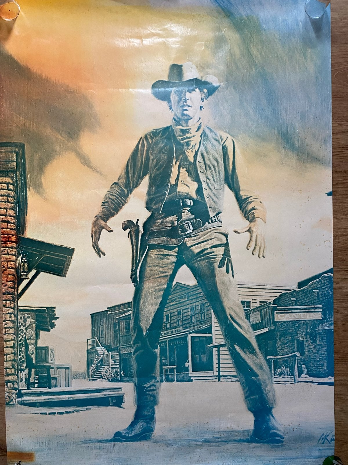 Clint Eastwood Western Poster, Ophalen, Deurposter of groter, Film en Tv, Rechthoekig Staand