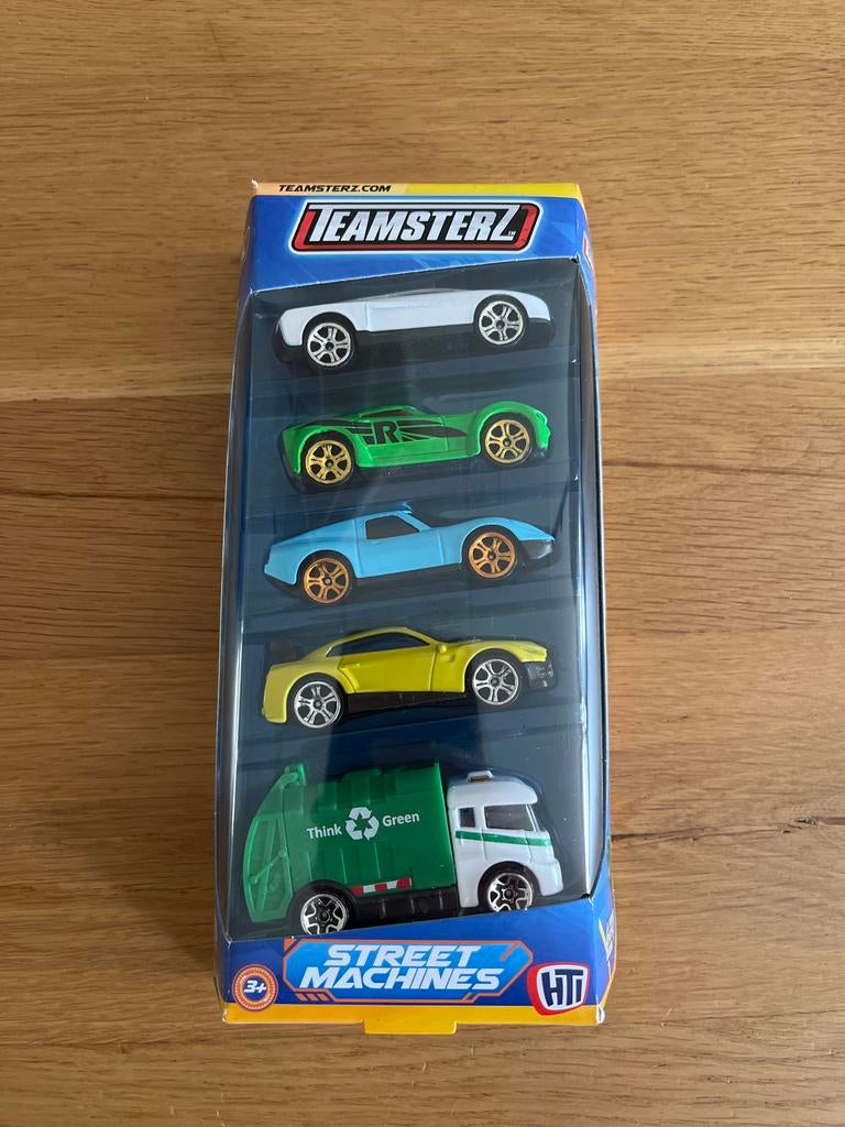 Teamsterz Street Machines 5-pack Speelgoedauto's, Overige merken, 1:50 of kleiner, Auto, Nieuw