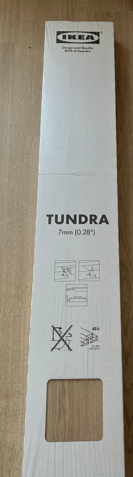 IKEA Tundra laminaat 7mm - 2 volle pakken en restjes, Ophalen, Nieuw, Minder dan 5 m², Hout