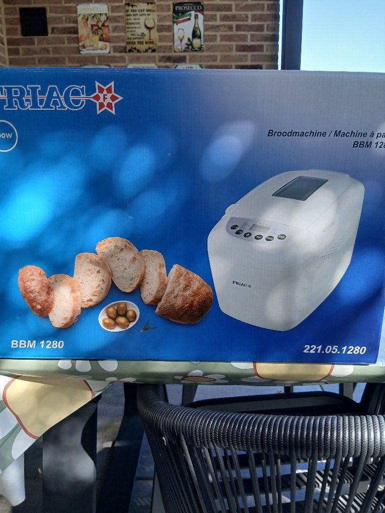 nieuw broodbakmachine, 800 tot 1200 gram deeg, Ophalen of Verzenden, Nieuw, Met timer