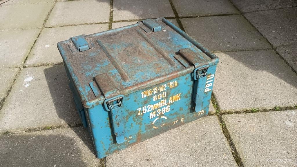 Munitiekistje, Verzamelen, Militaria | Algemeen, Ophalen of Verzenden, Landmacht, Nederland