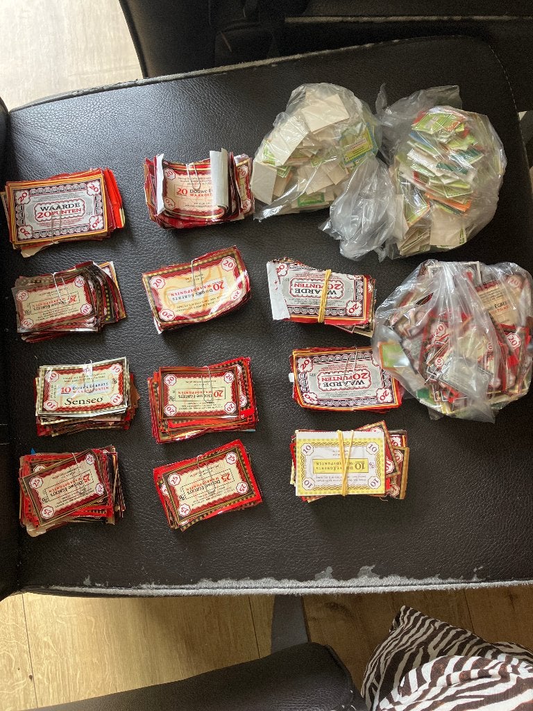 Ruim 14 duizend / 14000 Douwe Egberts punten, Ophalen, Koffie of Thee, Zegels, Bonnen of Punten