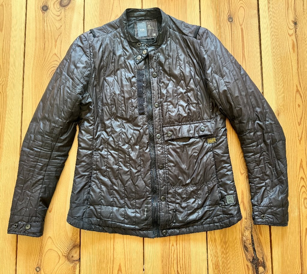 G-Star RAW Jas / Jack - Blauw Navy - Large, Kleding | Dames, Jassen | Winter, Zo goed als nieuw, Maat 42/44 (L), Blauw, Ophalen of Verzenden