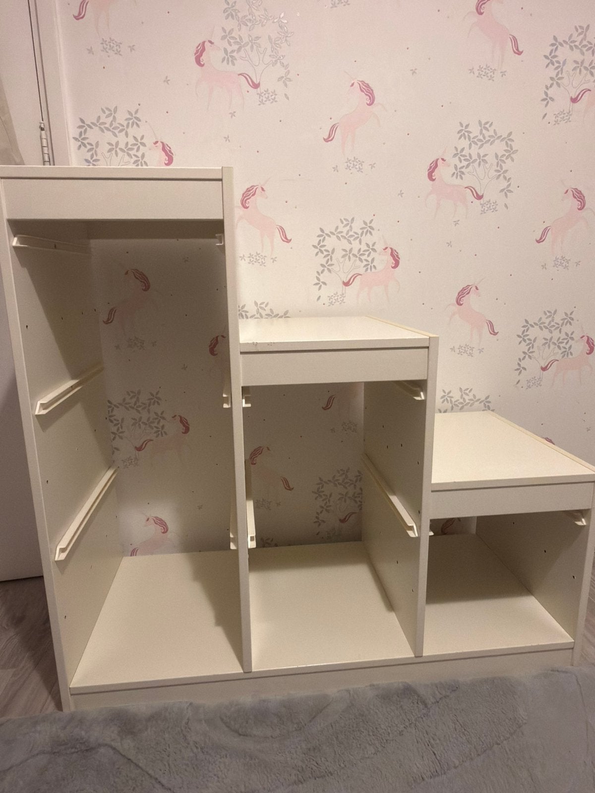Ikea Trofast kast met 5 rode bakjes, Ophalen, Zo goed als nieuw, Poppenhuis