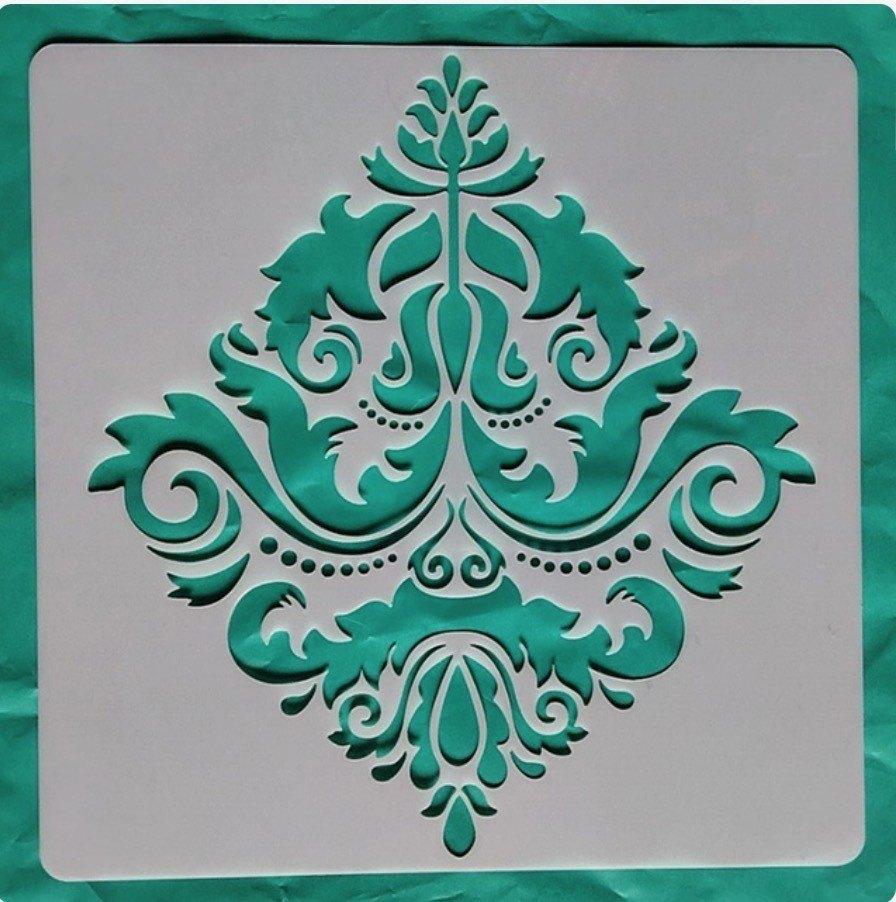 15*15 cm mandala stencil tekenen en schilderen, Ophalen of Verzenden, Nieuw, Overige typen