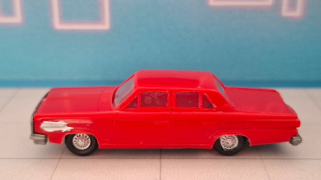 Eko 1:86 Dodge Dart rood, Ophalen of Verzenden, Gebruikt, Auto