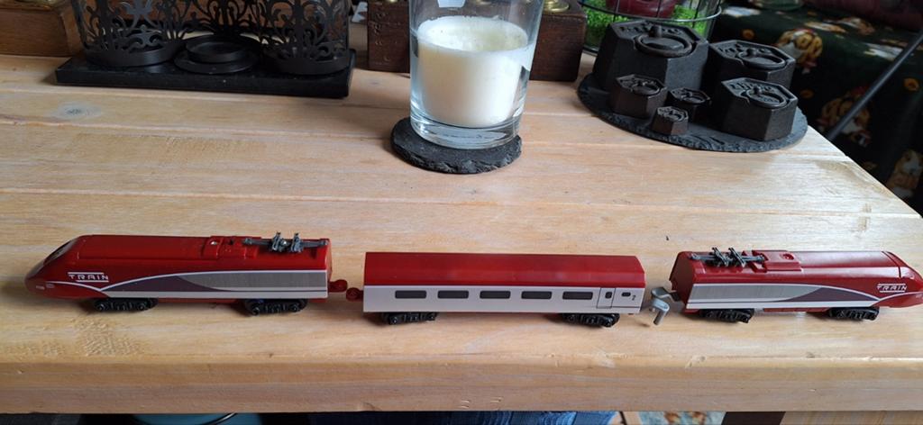 Kerst /deco trein, Overige merken, Treinset, Gelijkstroom, Ophalen of Verzenden