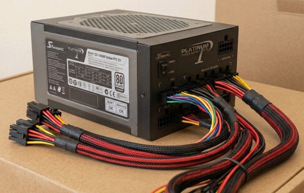 Seasonic Platinum SS-1000XP Active PFC F3 - 1000W Voeding, Ophalen of Verzenden, Gebruikt