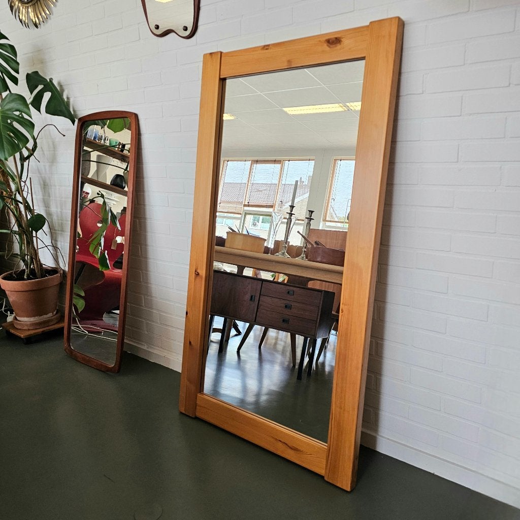 Grote Zweedse Spiegel - Vintage design Glas Mäster, 100 tot 150 cm, Ophalen of Verzenden, Zo goed als nieuw, X