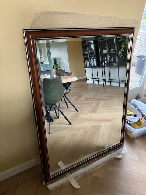 spiegel, Huis en Inrichting, Woonaccessoires | Spiegels, Ophalen, 100 tot 150 cm, Zo goed als nieuw, 75 tot 100 cm