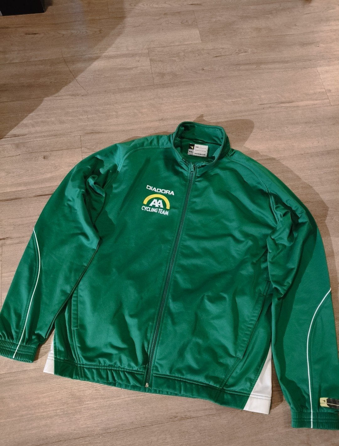 XXL Heren - Diadora Squadra AA-Drink Groen Retro Sport Vest, Overige maten, Ophalen of Verzenden, Gedragen, Diadora