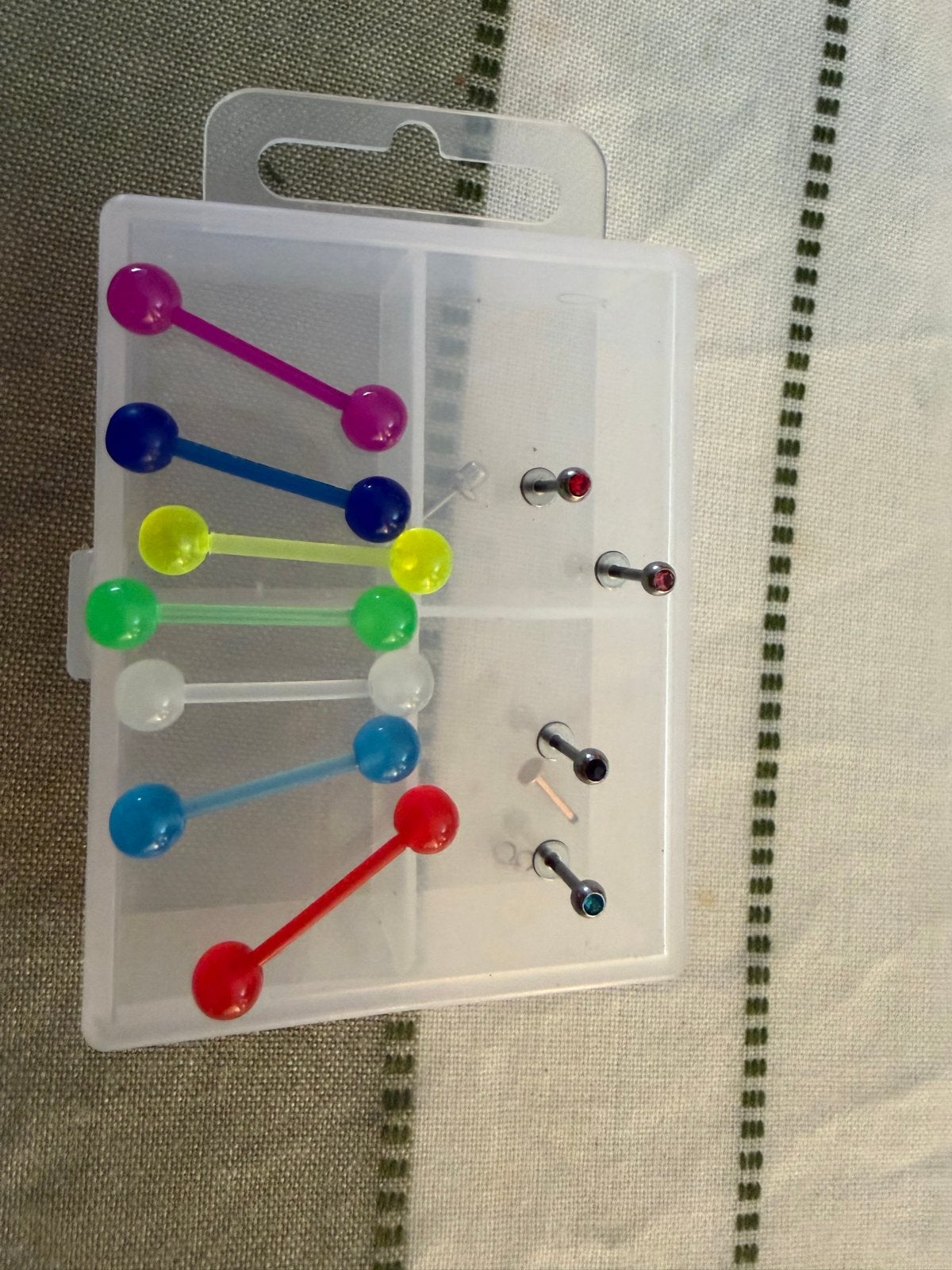 Diverse Piercingset: Tong, Oor, Neus & Meer, Overige materialen, Gebruikt, Overige typen, Ophalen of Verzenden