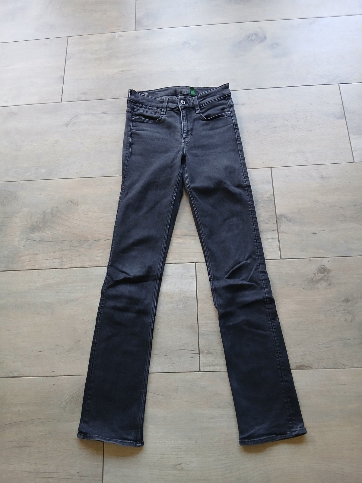 G-Star Raw Noxer Straight Jeans W27 L34 - Zwart/Grijs, Zwart, Ophalen of Verzenden, Zo goed als nieuw, W27 (confectie 34) of kleiner