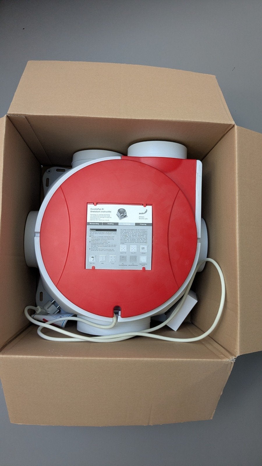 Zehnder ComfoFan S Ventilator - Gebruikt, Ophalen, Gebruikt, Ventilator en Afzuiger