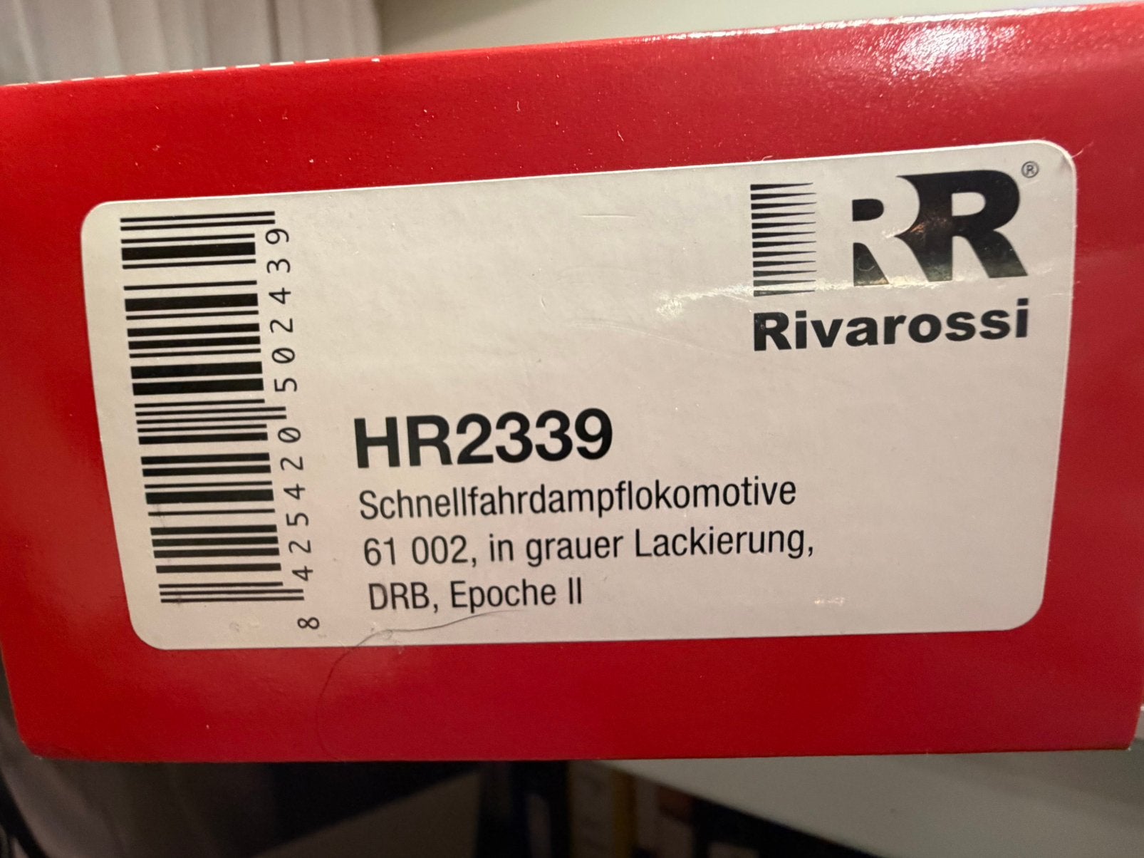 Rivarossi HR2339 BR61 002 digitaal met sound NIEUW, Overige merken, Ophalen of Verzenden, Zo goed als nieuw, Gelijkstroom