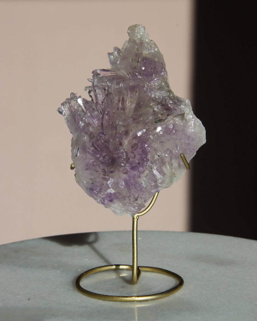 Bloem amethist cluster | 110 gram - edelsteen - kristallen, Ophalen of Verzenden, Nieuw