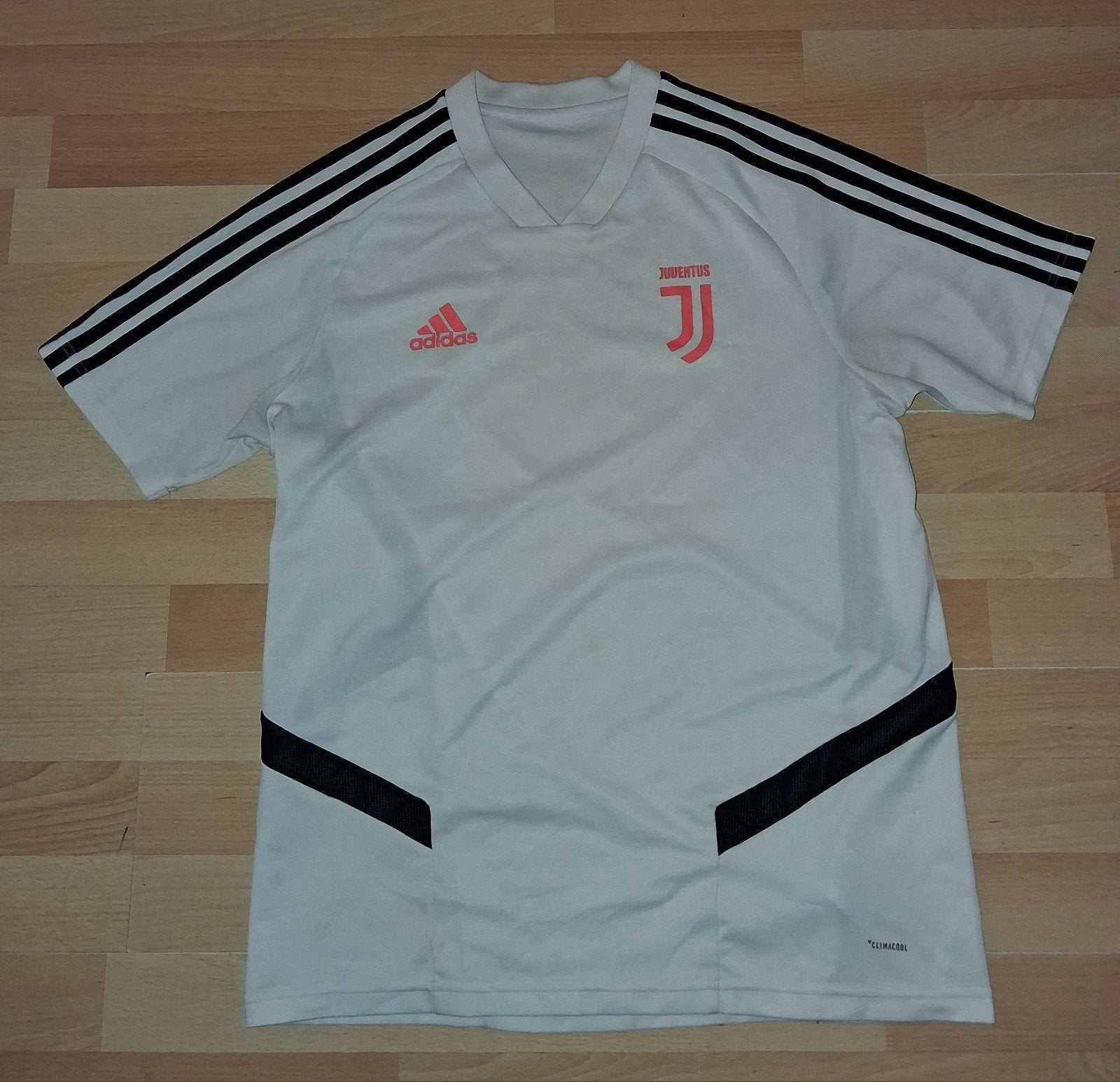 Juventus trainingsshirt Adidas, Kleding | Heren, Maat 48/50 (M), Wit, Ophalen of Verzenden, Adidas