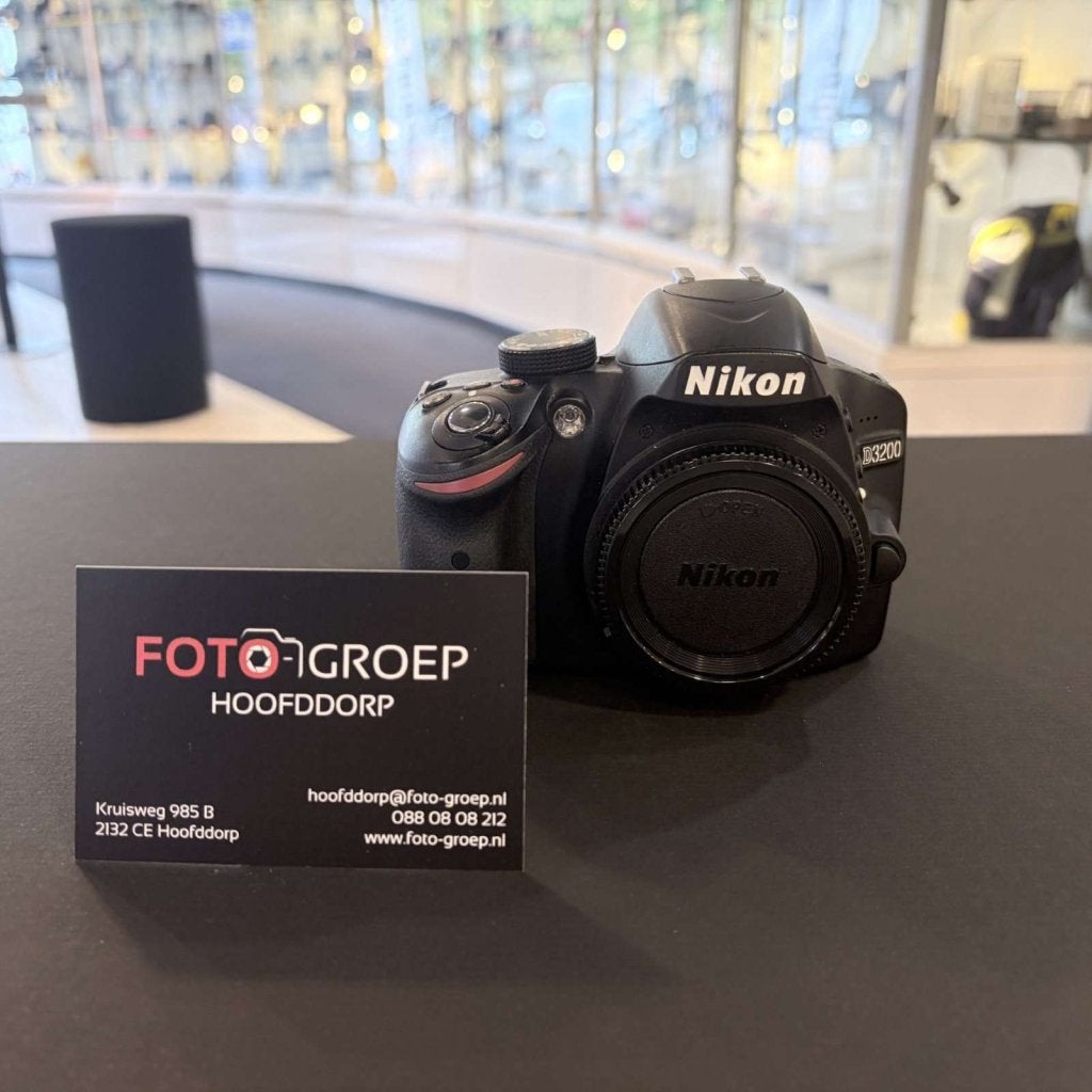 Nikon D3200 (Occasion - Hoofddorp), Luttekepoortstraat 26 3841 AX Harderwijk, Spiegelreflex, Zo goed als nieuw, 24 megapixels