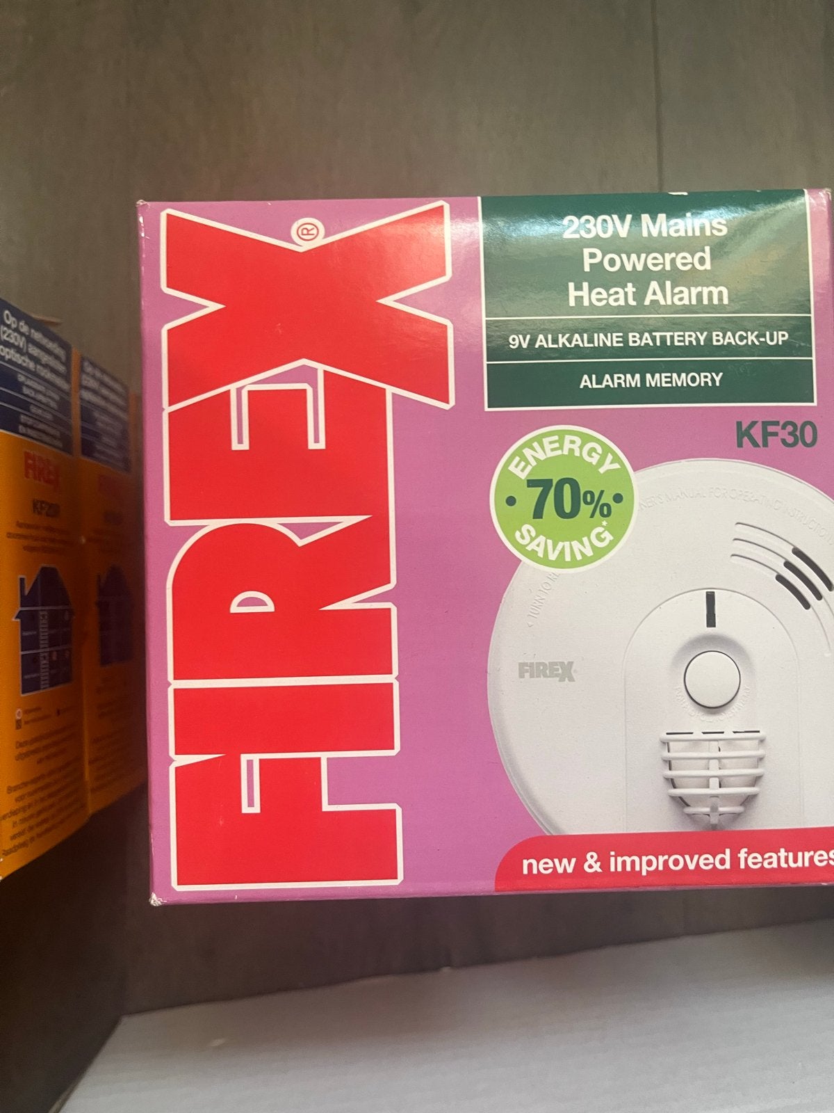 2x Firex KF30 Hittealarm - Nieuw in doos, Ophalen of Verzenden, Nieuw, Detector, Sensor of Melder, Overige soorten
