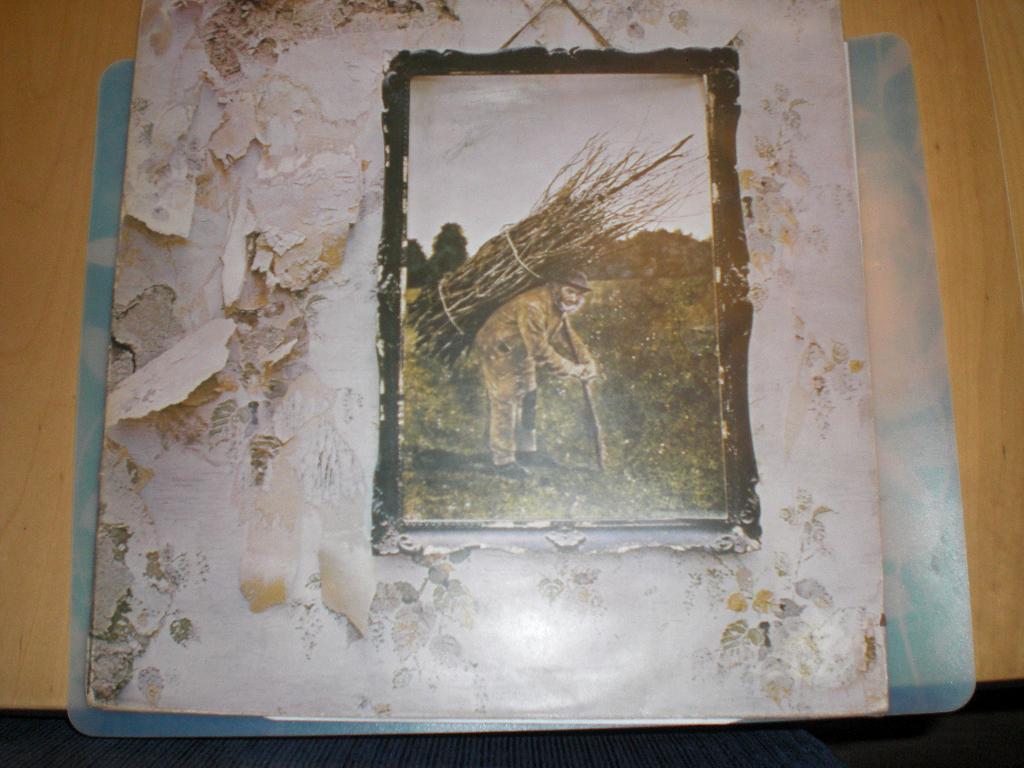 Led Zeppelin – Untitled (UK,1971) 1e persing versie 2, Inclusief binnenhoes, Ophalen of Verzenden, Gebruikt, 12 inch