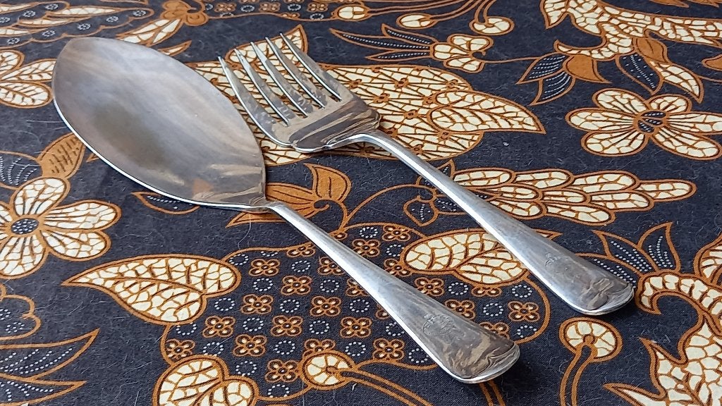 Prachtig antiek serveerbestek uit Engeland Peel House London, Antiek en Kunst, Ophalen of Verzenden