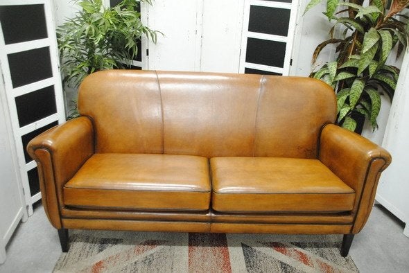 schapenleren bank, Ophalen, 150 tot 200 cm, 75 tot 100 cm, Driepersoons