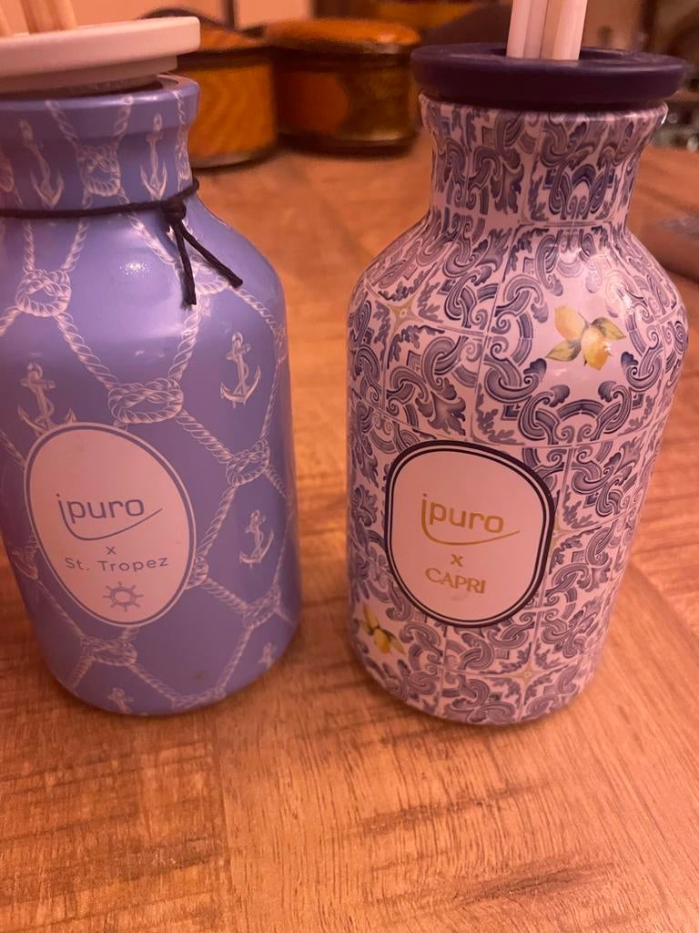 iPuro Geurstokjes Set - St. Tropez, Capri, Harten, Meerkleurig, Ophalen of Verzenden, Zo goed als nieuw, Modern