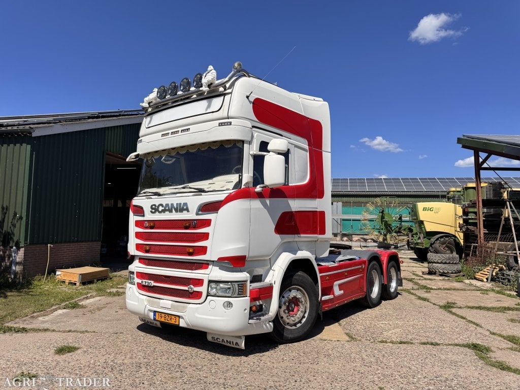 Scania R730 V8 6x2 PTO hydro Full air, Automaat, Achterwielaandrijving, Euro 6, Scania