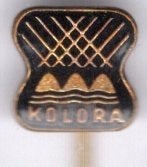 KOLORA zwart en rood op koper speldje ( G_231/232 ), Ophalen of Verzenden, Nieuw, Merk, Speldje of Pin
