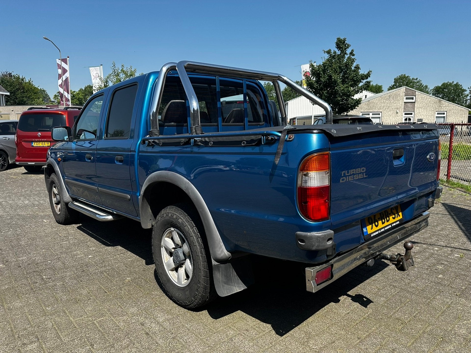Ford Ranger 2.5 TD Super Cab 4X4 | Airco | Grijs Kent. | Tre, Auto's, 2500 cc, Stof, Gebruikt, 4 cilinders