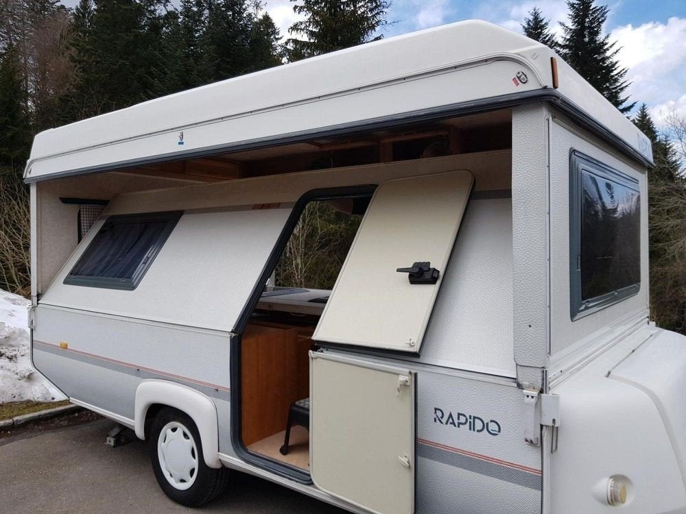 LAATSTE WEEK te bekijken    Rapido Orline 34 L vouwcaravan, Beige, Tot en met 3, Aanwezig, Ophalen