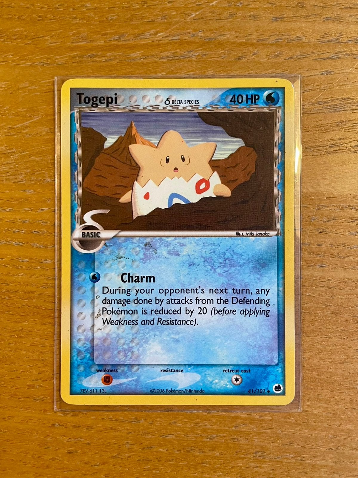 Togepi 41/101 E/NM, Ophalen of Verzenden, Zo goed als nieuw, Losse kaart