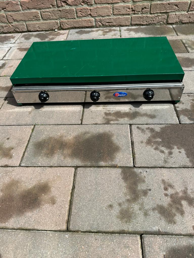Camping gastoestel 3 pits merk parker, Caravans en Kamperen, Kampeeraccessoires, Ophalen, Gebruikt