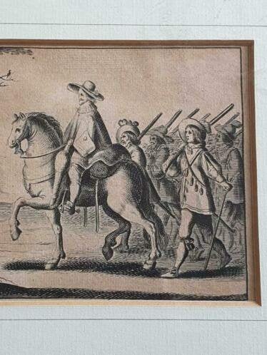 Orig. Gravure 1681 Pampiere wereld Jan Jacobsz Schipper, Ophalen