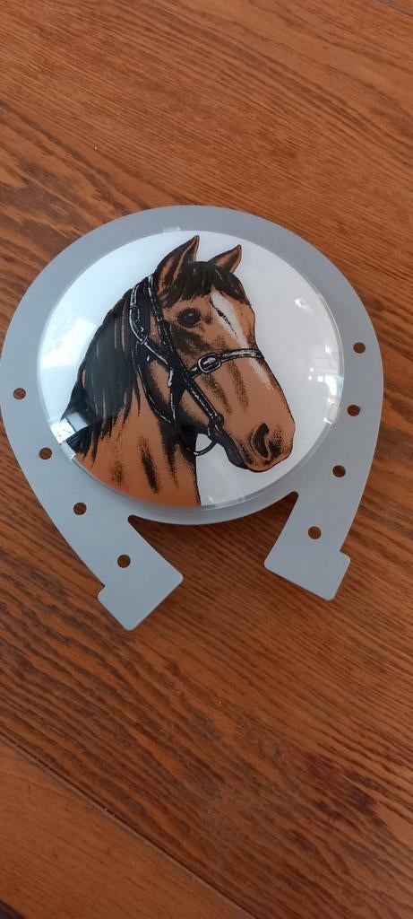 Paardenlamp hoefijzer vorm, Ophalen of Verzenden, Gebruikt, Overige materialen, Paard