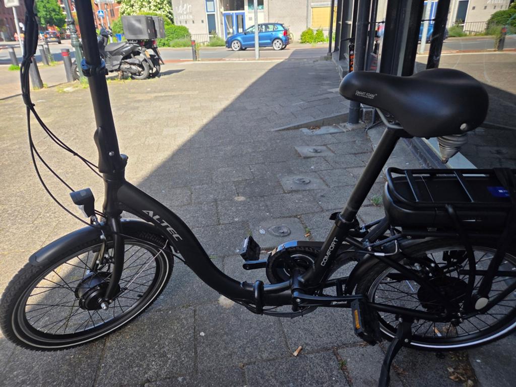 Altec Comfort elektrische vouwfiets - Zo goed als nieuw, Fietsen en Brommers, Elektrische fietsen, Ophalen of Verzenden, Altec
