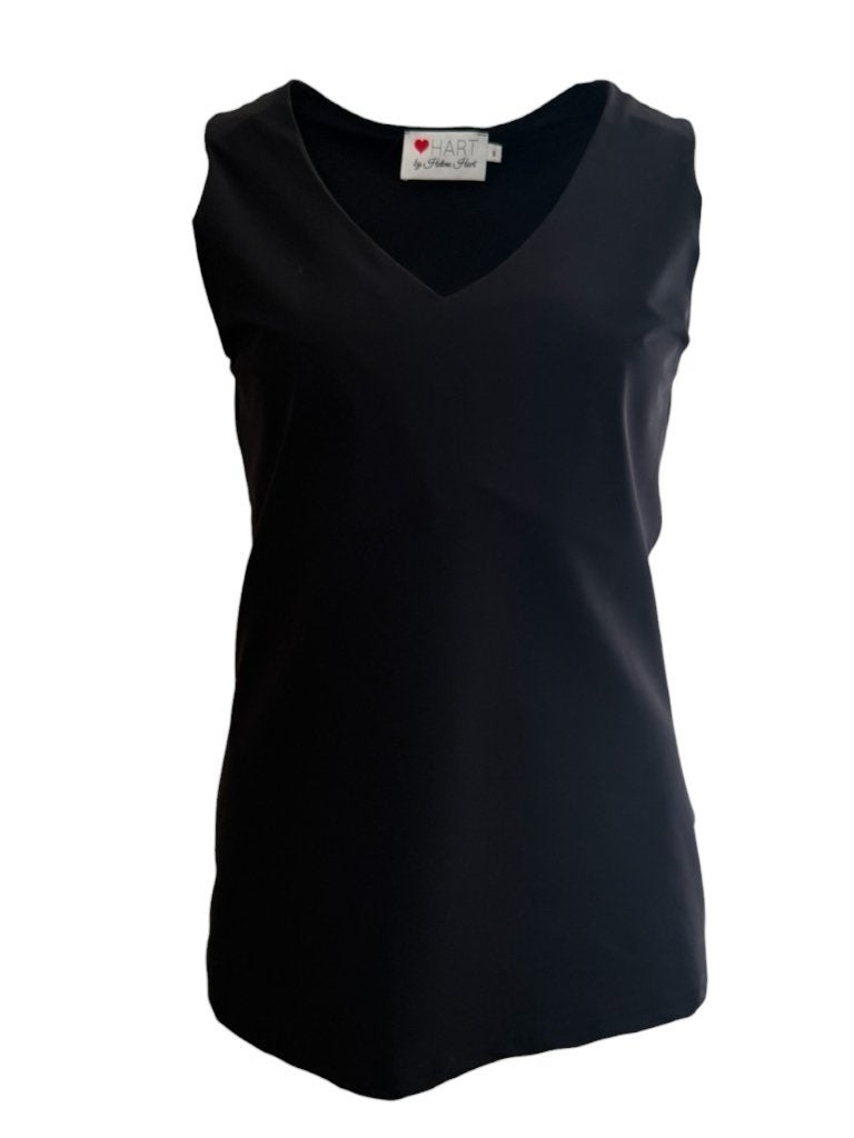 Helena Hart top S, Zwart, Ophalen of Verzenden, Zo goed als nieuw, Zonder mouw