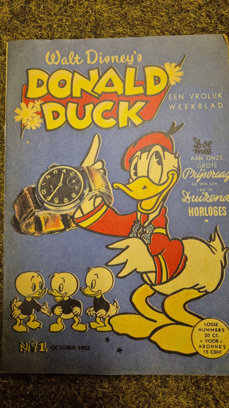 Donald Duck Weekblad Nr. 1 - Oktober 1952 -, Boeken, Ophalen of Verzenden