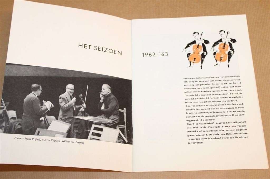 Residentie-Orkest 1962-\'63 — Van Otterloo, Ophalen of Verzenden, Gelezen, Artiest