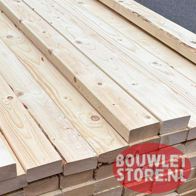 Vuren balken SLS | vurenhouten balk CLS 38x89 mm 3000mm, 25 tot 50 mm, Nieuw, Ophalen of Verzenden, 300 cm of meer
